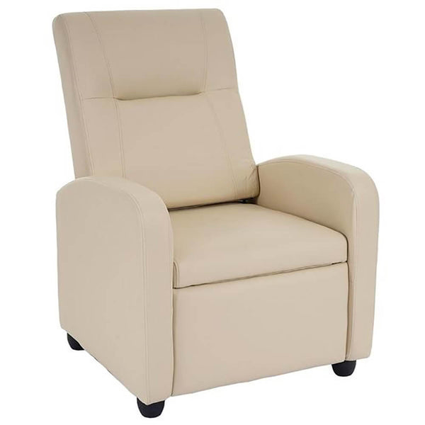 Manueller Relax-Sessel aus Vandi-Creme-Kunstleder sconto