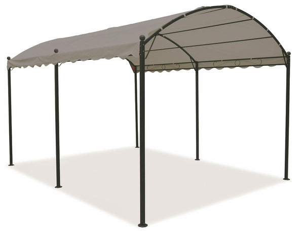 Gartenpavillon Eisen 3x4m Soriani Tunnel Grau sconto