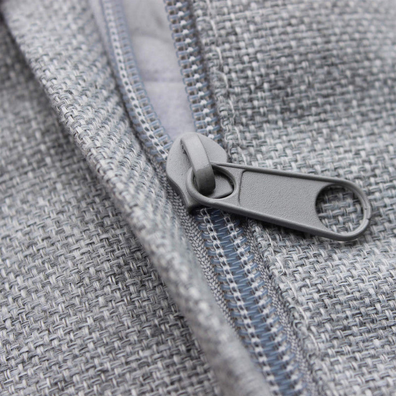 Set Salotto da Giardino Divano 2 Poltrone e Tavolino con Cuscini in Alluminio Bianco