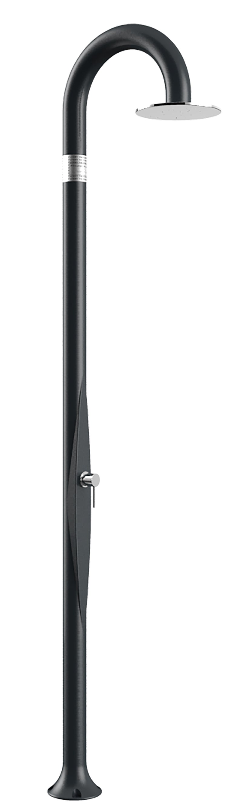 Doccia da Esterno Giardino Miscelatore Arkema Funny Yin Antracite