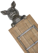 Mensola con maialino cm 23x11xh104