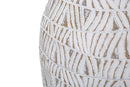 Vaso Nairobi 30,5x46,5x11,5 cm in Poliresina Bianco