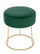 Hocker Clarissa Bottle D35 aus Stoff mit Samteffekt