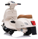 Piaggio Mini Vespa Primavera Elettrica 6V per Bambini Bianca