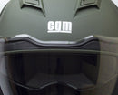 Casco Jet per Scooter Visiera Lunga CGM Illinois 129A Verde Opaco Varie Misure