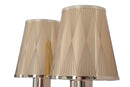 Lampada da Muro Glam Flame Doppia 32x18x30 cm in Ferro e Plastica Oro