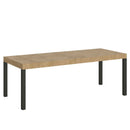  Tavolo Allungabile 200-460x90x77 cm Everyday Premium Quercia Natura Gambe Antracite