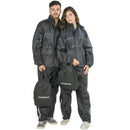 Set Antipioggia portivo Pantalone Giacca per Moto Scooter T.J. Marvin E37 Nero 