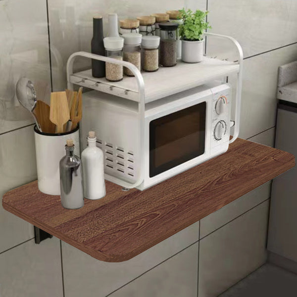 Tavolo Salvaspazio da Muro a Ribalta 80x60 cm in MDF Noce online