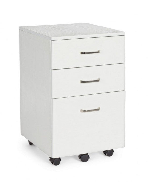 Nadir Kommode mit 3 Schubladen aus weißem Eschenholz acquista