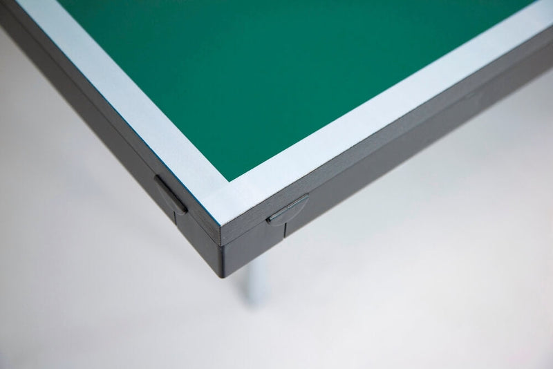 Tavolo da Pin Pong con Piano Verde e Ruote per Interno Garlando Master Indoor