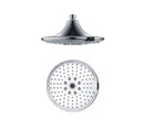 Soffione Doccia Ø24 cm 3 Getti con LED per Controlla Temperatura Acqua Sined  Grigio