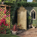 Casetta Box da Giardino in Legno per Deposito Attrezzi 77,5x54,2x179,5 cm 