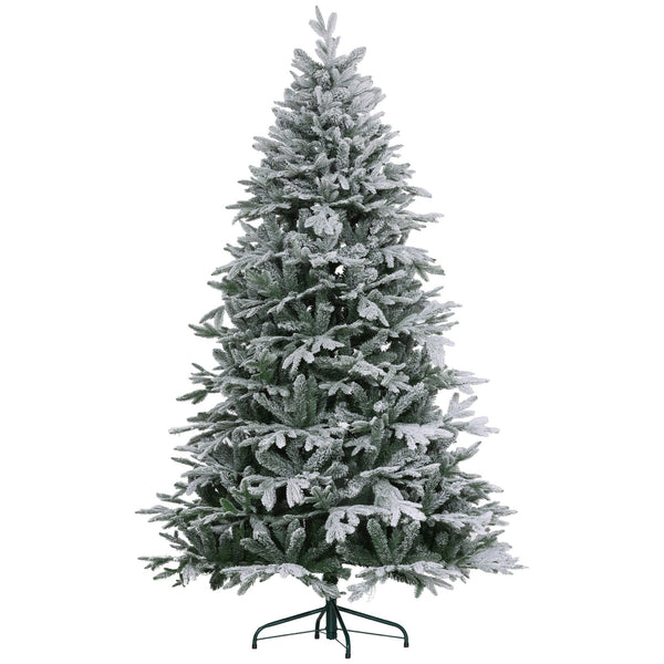 prezzo Albero di Natale Artificiale Innevato 180 cm 2531 Rami Alto e Stretto Verde