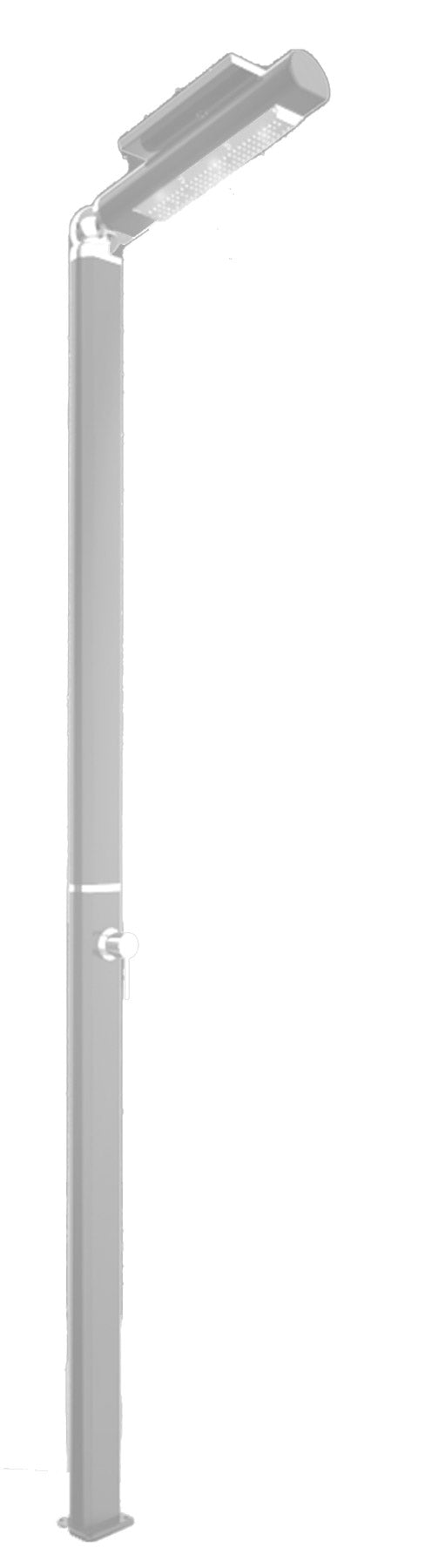 Doccia da Giardino Miscelatore con LED Arkema Quick Bianco Lucido-1