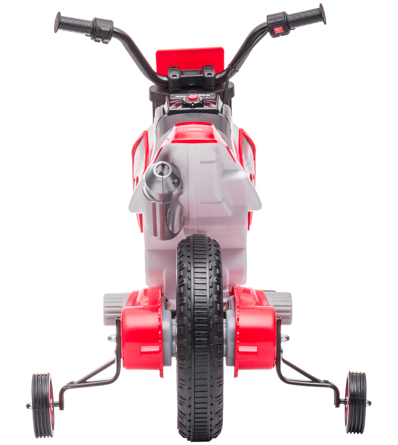 Moto Elettrica per Bambini 12V Motocross Rosso-6