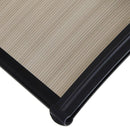 Pensilina Tettoia Modulabile Policarbonato Alveolare Nero Fumè 120X100cm Bertozzi Naxos