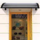 Pensilina Tettoia Modulabile in Policarbonato Compatta Opacizzata 150X100cm Bertozzi Naxos