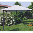 Gazebo da Giardino 3X3 Struttura in Ferro Copertura Bianca Bertozzi Style