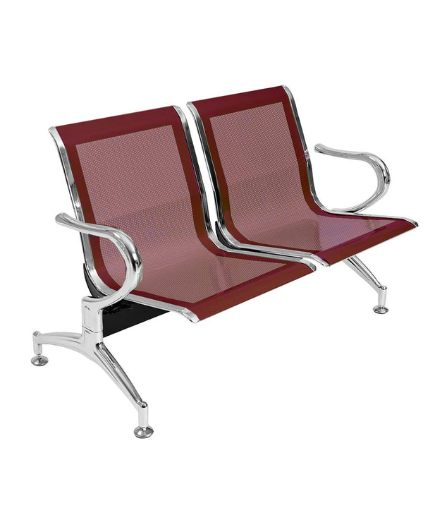 Bank für Wartezimmer 2 Sitzplätze in Red Steel acquista