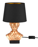 Lampada da Tavolo da Interno Attacco E14 in Ceramica Oro