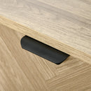 Credenza 3 Ripiani 2 Ante 120x39,2x76 cm in Legno Rovere