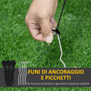 Fantasma Gonfiabile Halloween H240 cm in Poliestere 190D Impermeabile