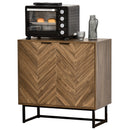 Mobile 2 Ante 80x40x80 cm in Legno Marrone