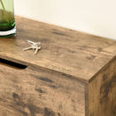 Mobile Scarpiera 3 Ante 62,5x26x117,5 cm 12-18 Paia di Scarpe in Legno Marrone