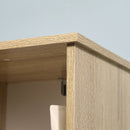 Mobile Bagno con Ripiani 32,6x30x171,2 cm in MDF Bianco