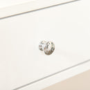 Scrivania con 2 Cassetti 106x55x75 cm in MDF Bianco