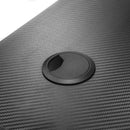 Scrivania Gaming con Luci LED 120x60x73 cm  in MDF e Metallo Nero