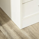 Scrivania Porta PC 4 Cassetti 120x50x76 cm in Legno Bianco