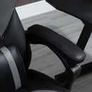 Sedia Poltrona Presidenziale da Ufficio 64x62x114-124 cm in Similpelle Nero