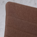 Set 4 Sedie 41x50x97 cm in Tessuto Khaki