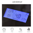 Tapis Roulant Elettrico Pieghevole 12 Km/h 500W 12 Programmi Nero