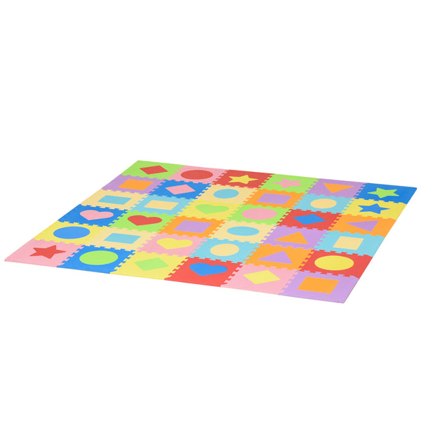 Puzzlematte für Kinder 182,5 x 182,5 cm in mehrfarbigem EVA sconto