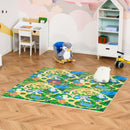 Tappeto Puzzle per Bambini 182,5x182,5 cm in EVA Fantasia