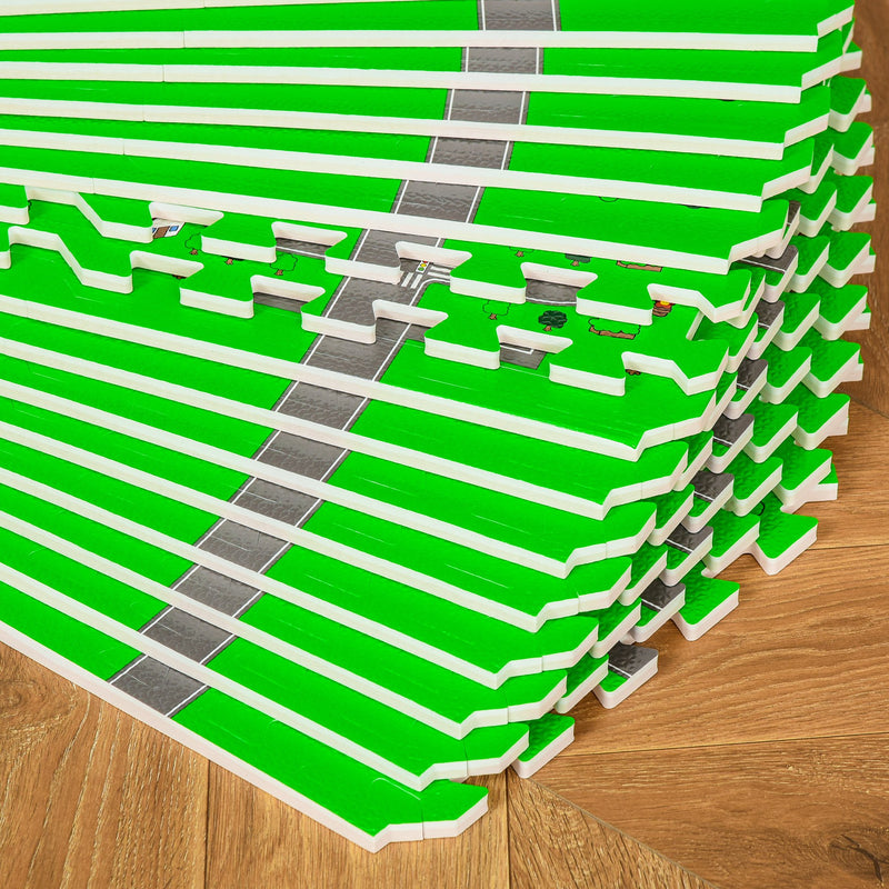 Tappeto Puzzle per Bambini 182,5x182,5 cm in EVA Multicolore