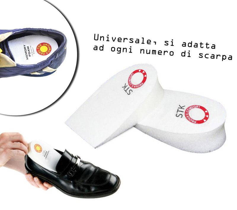 Salva talloni alzatacchi effetto memory universale ideale per tallonite