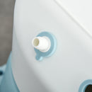 Vaschetta Bagnetto per Bambini 114x60,4x53 cm Antiscivolo Pieghevole Blu Bianco