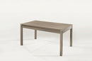 Tavolo da Pranzo Allungabile in Legno e Top in Melamina 160/200x90x76cm TFT  Raff Grigio Larice