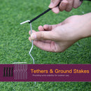 Streghe e Calderone Gonfiabile Halloween H180 cm con LED in Poliestere Impermeabile