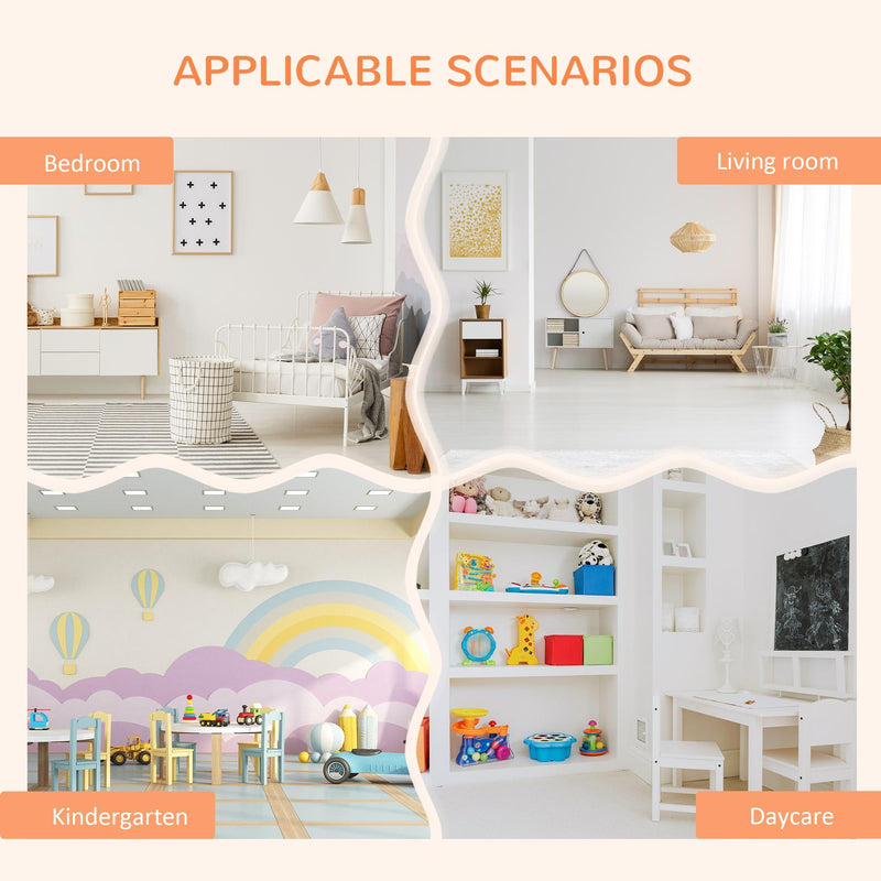 Casetta Portagiochi 128x34x155 cm con Contenitori e Appendiabiti Arancione