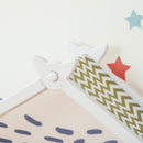 Casetta Portagiochi 128x34x155 cm con Contenitori e Appendiabiti Arancione