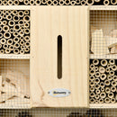 Casa per Insetti da Giardino 32x12,5x57 cm 5 Livelli in Legno e Bamboo
