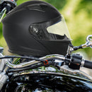 Casco Integrale per Scooter Visiera Lunga Nero Varie Misure