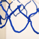 Canestro da Basket e Set Golf per Bambini con Altezza Regolabile Bianco e Blu