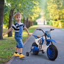 Moto Elettrica per Bambini 12V Motocross Blu