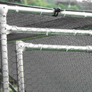 Pollaio Gabbia per Galline da Esterno 280x193,5x195 cm in Metallo